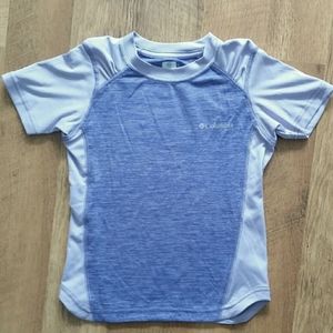 Columbia Girls Purple Short Sleeve Omni Freeze Zero‎ Shirt in XS 6-6X